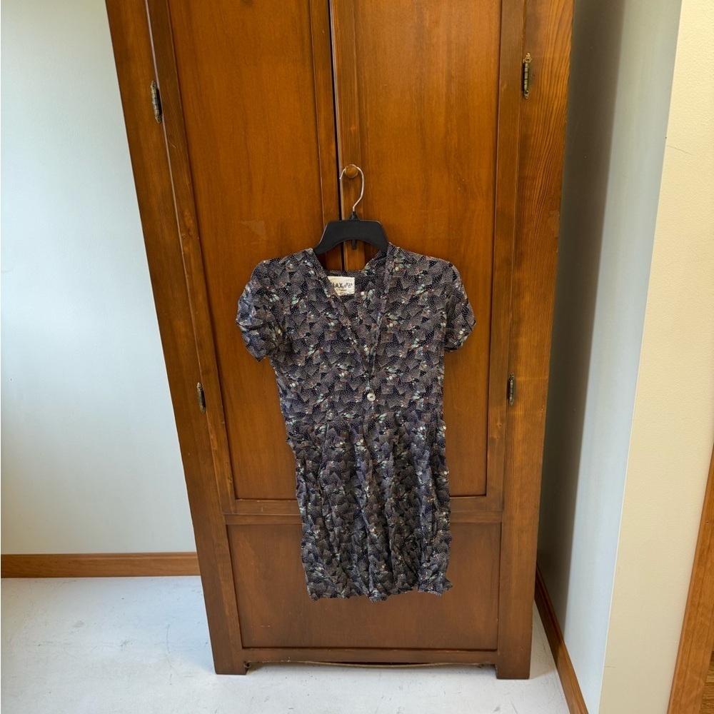 FLAX Seeds kids/girls dress rayon size 6-7 side pockets